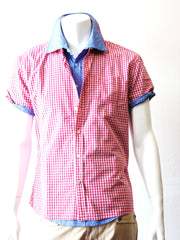 GAUDI Camicia doppia fantasia quadri