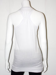 T-shirt Canotta Gaudi spallata olimpionica con paillettes