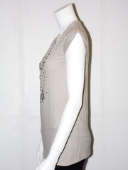 T-shirts Gaudi con fiocco tempestato di paillettes e Swarovski