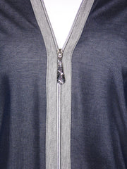 Maglia Cardigan KoraKor con doppia zip manica Kimono