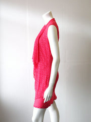 Vestito Donna MissMiss completo di cardigan smanicato in pizzo lunghezza assimmetrica
