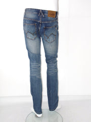 Jeans Uomo Gaudi 5 Tasche Denim Stone Washed con strappi Fit Slim