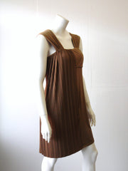 Vestito Donna MissMiss elegante  con plissettatura sul lato e martingala sul dietro