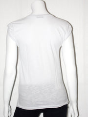 T-shirt MissMiss con stampabandiera inglese di paillettes