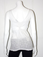 T-shirt Canotta MissMiss con stampa cocorita di paillettes
