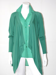 Maglia Cardigan KoraKor con punte sul davanti