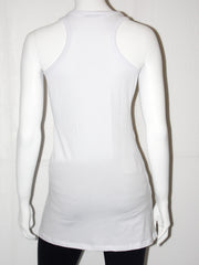 T-shirt canotta MissMiss con stampa bocca america