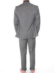 Vestito Uomo Alessandro Gilles 2 bottoni slim  Micro Pied De Poul  Nero Grigio