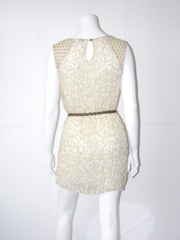 Vestito donna KoraKor fantasia fiore provenzale smanicato