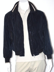 Giubbotto Uomo Brown Brothers modello bomber con polsini e collo in cotone