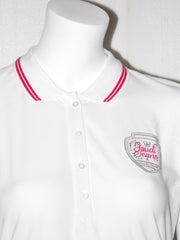 Polo Gaudi elasticizzata scudetto con paillettes