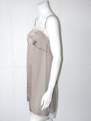 Vestito donna KoraKor raso tipo sottoveste con spalline