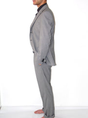 Vestito Uomo Alessandro Gilles 3 bottoni slim Micro Pied De Poul