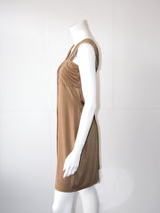 Vestito Donna MissMiss elegante  con plissettatura sul lato e martingala sul dietro