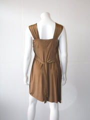 Vestito Donna MissMiss elegante  con plissettatura sul lato e martingala sul dietro