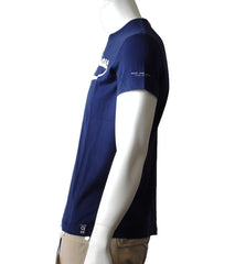 Gaudi t-shirt blu con scritta